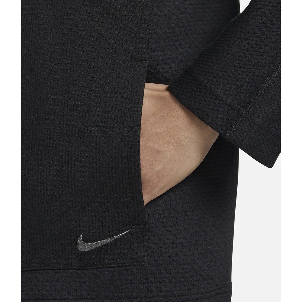 Nike Yoga Therma-Fit Fleece Top Jacket DQ6693-410 Sz: Large Black - Picture 11 of 11